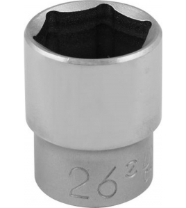 UNIOR DOPSLEUTEL 1/2"190/1 6P 26 MM