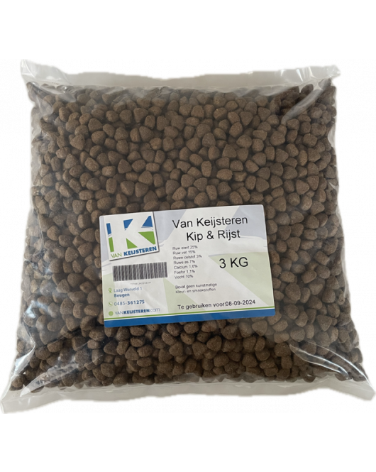 VAN KEIJSTEREN KIP & RIJST 3KG