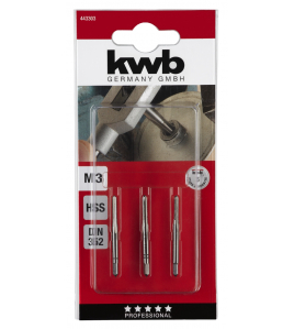 HSS HANDTAPPENSET M 3 3-DELIG