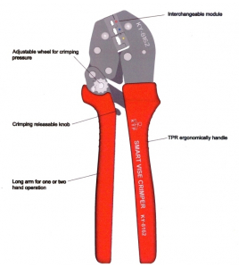 KRIMPTANG TBV KABELSCHOEN 0,5 - 6MM RBG