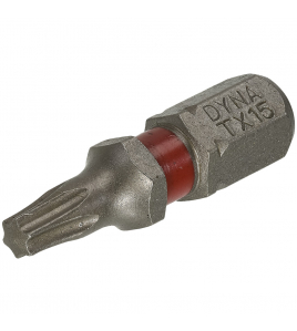DYNAPLUS SCHROEFBIT 25MM TX-15 ROOD (10)