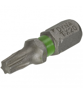 DYNAPLUS SCHROEFBIT 25MM TX-20 GROEN (10)