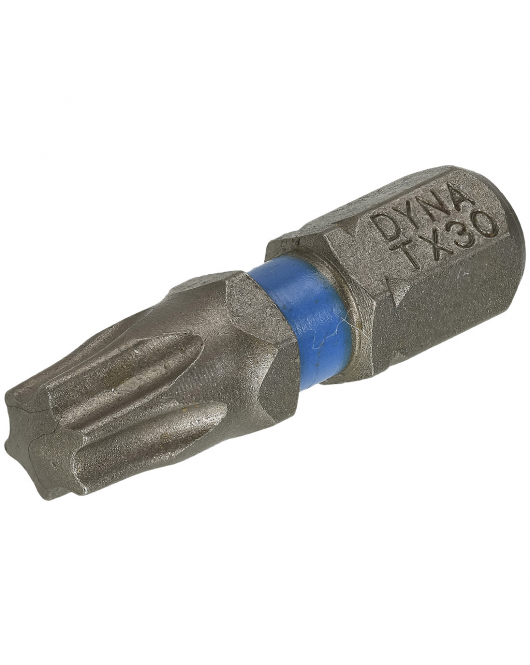 DYNAPLUS SCHROEFBIT 25MM TX-30 BLAUW (10)