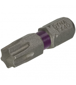 DYNAPLUS SCHROEFBIT 25MM TX-40 PAARS (10)