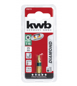 BIT 25 MM DIAMOND TORX 15 KAART