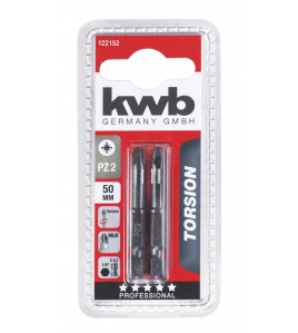 2 BITS 50 MM TORSIE PZ 2 KAART