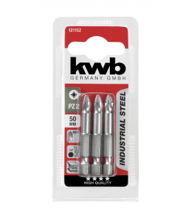 3 SCHROEFBITS 50 MM PZ NR 2 KAART