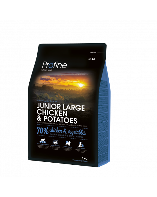 PROFINE JUNIOR LARGE BREED KIP 3 KG