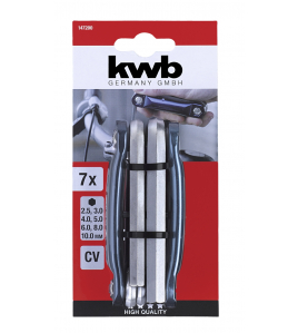 6-KANT SLEUTELSET CV 2,5-10 7-DELIG