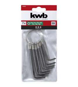 TORX 6-KANT SLEUTELSET 7-DELIG TORX 6-KANT SLEUTELSET 7-DELIG