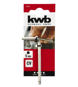 6-KANT SLEUTEL CHR.VAN. 5.0 MM