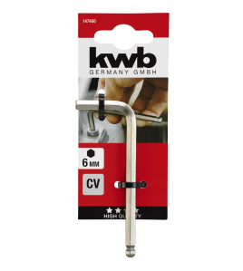 6-KANT SLEUTEL CHR.VAN. 6.0 MM