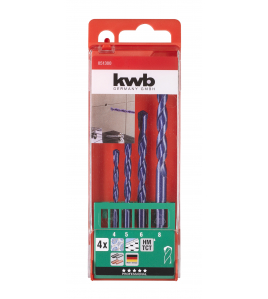 HARDSTEENBORENSET 4-8 MM 4-DELIG