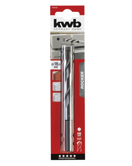 ROCKER BETONBOOR 16.0 MM KAART