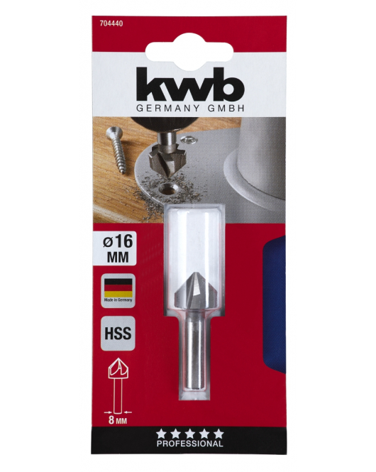 VERZINKBOOR HSS 16 MM