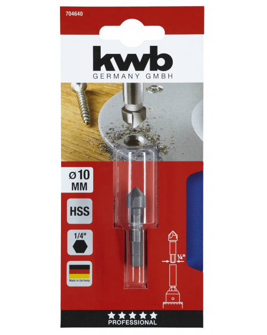 VERZINKBOOR HSS 6KANT 10 MM