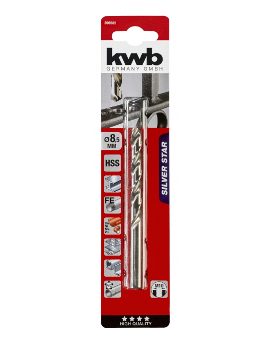 HSS BOREN SILVER STAR 8.5 MM KAART