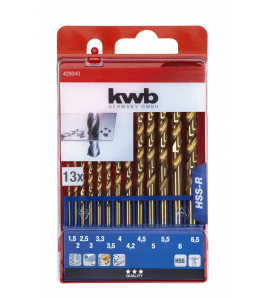 HSS BORENSET 1.5-6.5 MM 13-DELIG HSS BORENSET 1.5-6.5 MM 13-DELIG