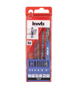 HSS BORENSET 2- 8 MM 6-DELIG HSS BORENSET 2- 8 MM 6-DELIG