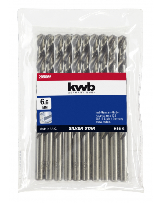 SILVER STAR HSS-G BOREN 6,6 MM