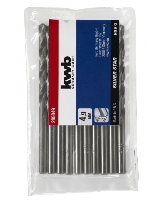 SILVER STAR HSS-G BOREN 4,9 MM