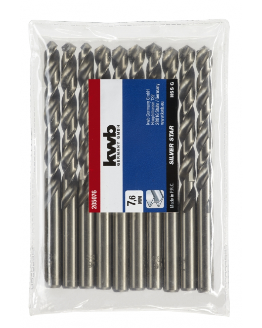 SILVER STAR HSS-G BOREN 7,6 MM