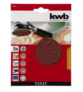 KLIT SCHUURSCH. 125 MM SORT.