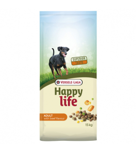 HAPPY LIFE ADULT BEEF 15 KG RUND HAPPY LIFE ADULT BEEF 15 KG RUND