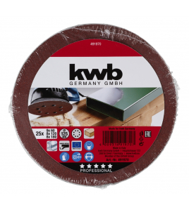 KLIT SCHUURSCH. 125 MM SORT.