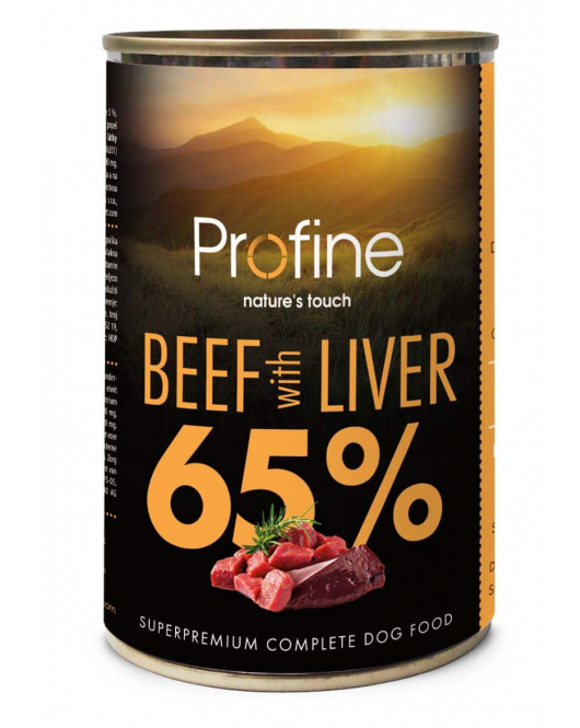 PROFINE 65% BEEF & BEEF LIVER 400 GR