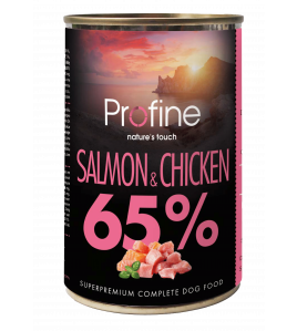 PROFINE 65% SALMON &amp; CHICKEN 400 GR