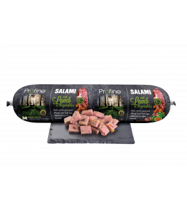 PROFINE SALAMI LAM &amp; GROENTEN, 800 GR