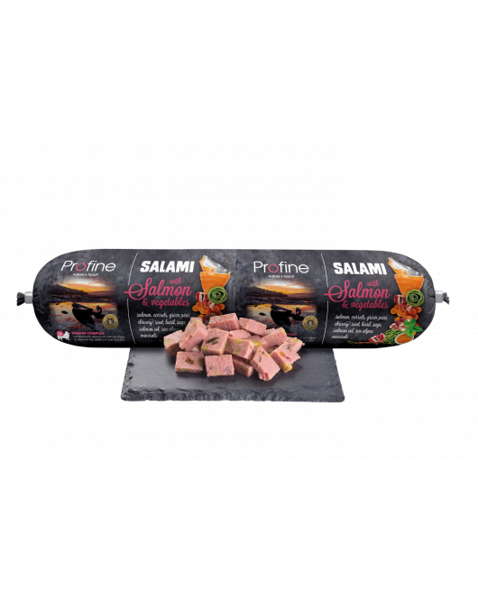 PROFINE SALAMI ZALM & GROENTEN, 800 GR