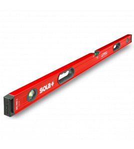 ALUMINIUM WATERPAS BIG RED 3 180 MET HANDGREPEN
