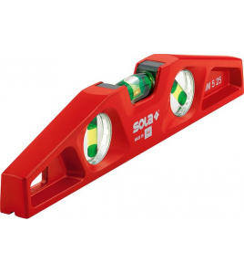 SOLA TORPEDOWATERPAS ALU GEGOTEN 25CM