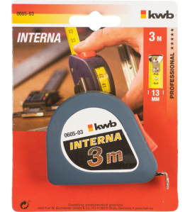ROLBANDMAAT INTERNA 3 MTR