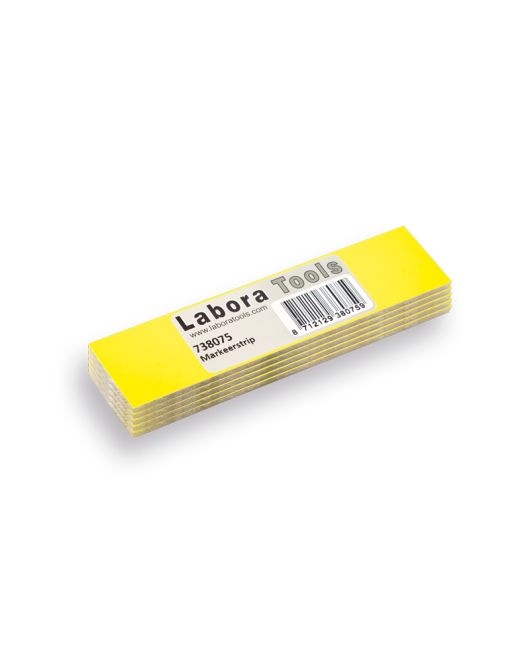 LABORA MARKEERSTRIP, VERPAKT IN BUNDEL VAN 5 STUKS.