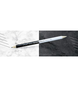 PICA 50 STUKS, 546/24 POTLOOD BLACK & WHITE PICA 50 STUKS, 546/24 POTLOOD BLACK & WHITE