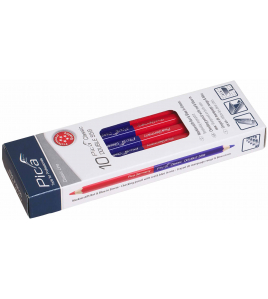 DUBB.POTLOOD RD/BL 17,5CM DUBB.POTLOOD RD/BL 17,5CM