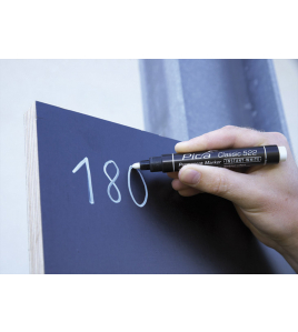 PICA 522/52 PERM. MARKER 1-4MM RONDE PUNT WIT
