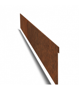 KANTOPSLUITING GEPLET CORTENSTAAL 13X240CM