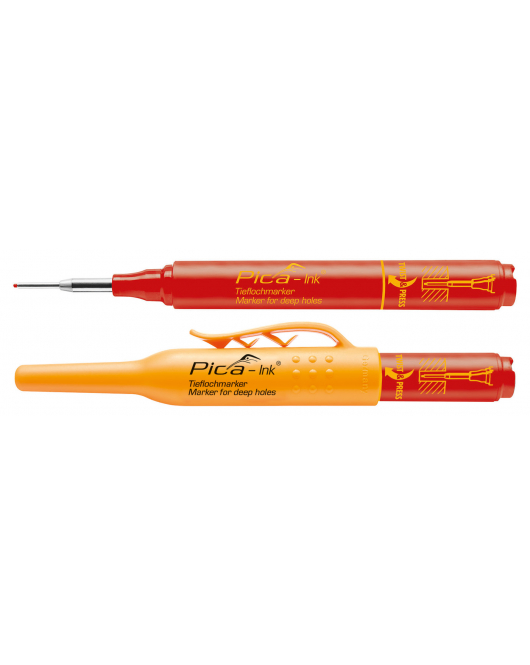 PICA 150/40 MARKEERSTIFT VOOR DIEPE GATEN ROOD