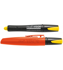 VISOR PERMANENT MARKER GEEL