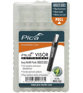 PICA 991/52 VISOR PERMANENT NAVULLING WIT