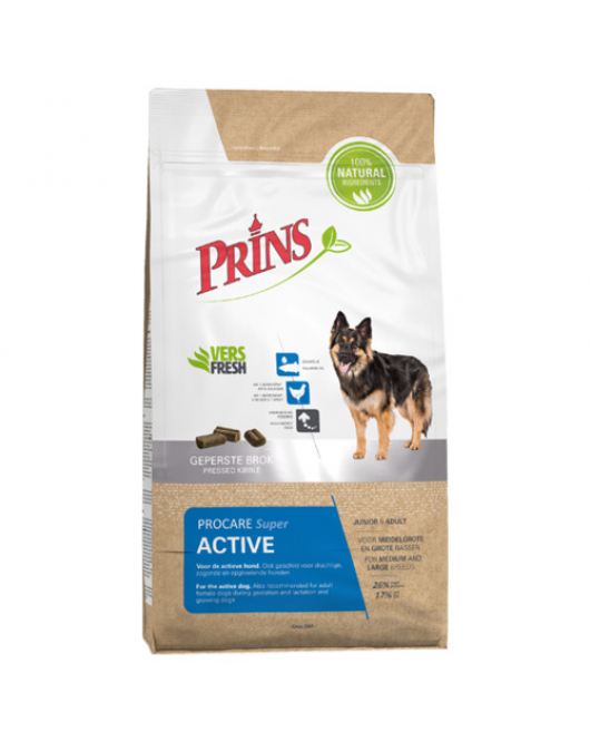 PRINS PROCARE SUPER ACTIVE 3 KG GEVOGELTE