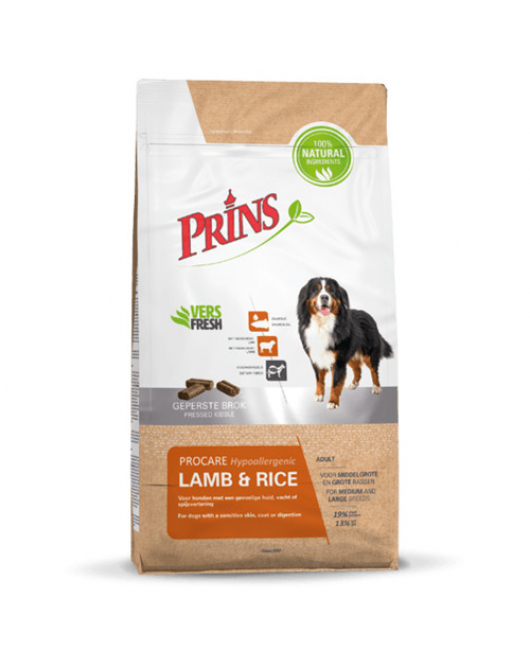 PRINS PROCARE LAMB/RICE 3 KG LAM RIJST