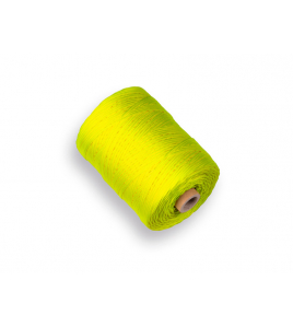 LABORA UITZETKOORD NYLON, 1,5 MM DIK, FLUOR GEEL, 200 METER, GEVLOCHTE