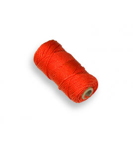 LABORA UITZETKOORD NYLON, 1,4 MM DIK, ORANJE, 50 METER.