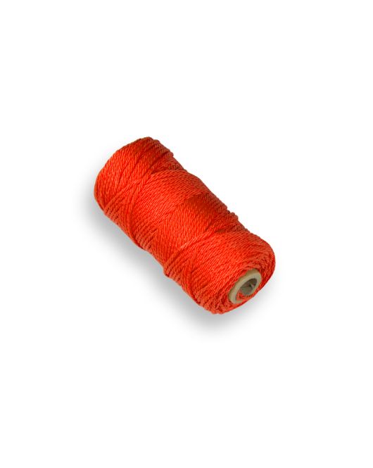 LABORA UITZETKOORD NYLON, 1,4 MM DIK, ORANJE, 50 METER.