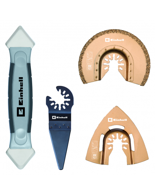MULTITOOL ACCESSOIRESET - 4-DELIG - 1X HM INVALZAAGBLAD 87 MM, 1X HM S